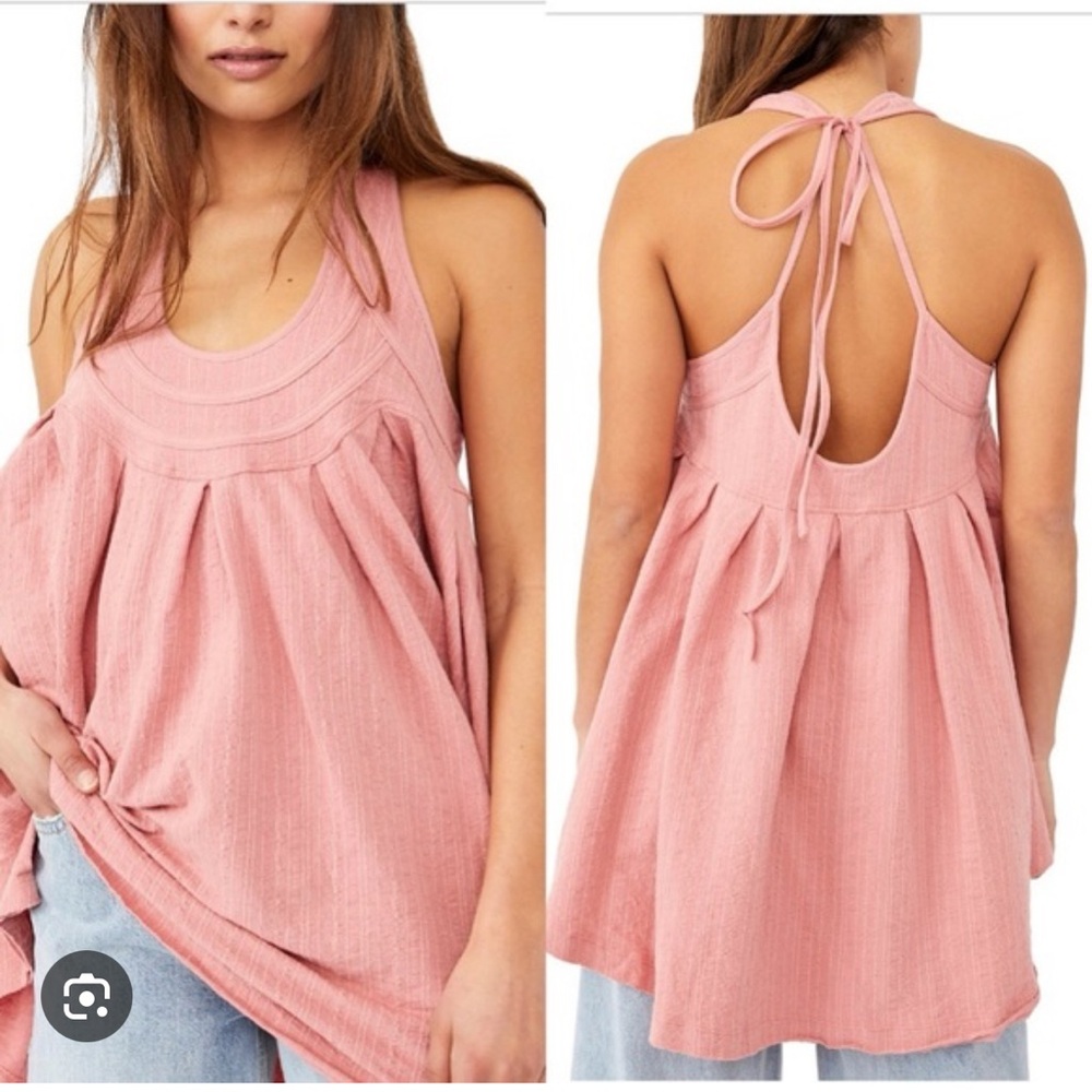 Free People New You Oversized Halter Tank